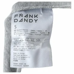 Frank Dandy Bamboo Straight Tee Grey Grå