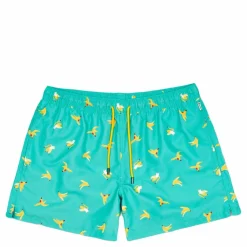 Banana Break Swim Shorts Turquoise*Happy Socks Outlet
