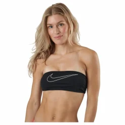 Nike Swim Bandeau Bikini Top Black Svart Sale