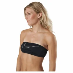 Nike Swim Bandeau Bikini Top Black Svart Sale