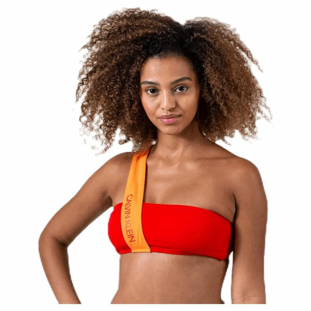Calvin Klein Bandeau-Rp Red Röd Sale