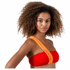 Calvin Klein Bandeau-Rp Red Röd Sale