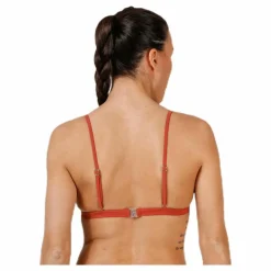 Pieces Barbara Bikini Triangle Bra Red Röd Clearance