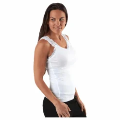 Barbera Lace Top White*Pieces Clearance