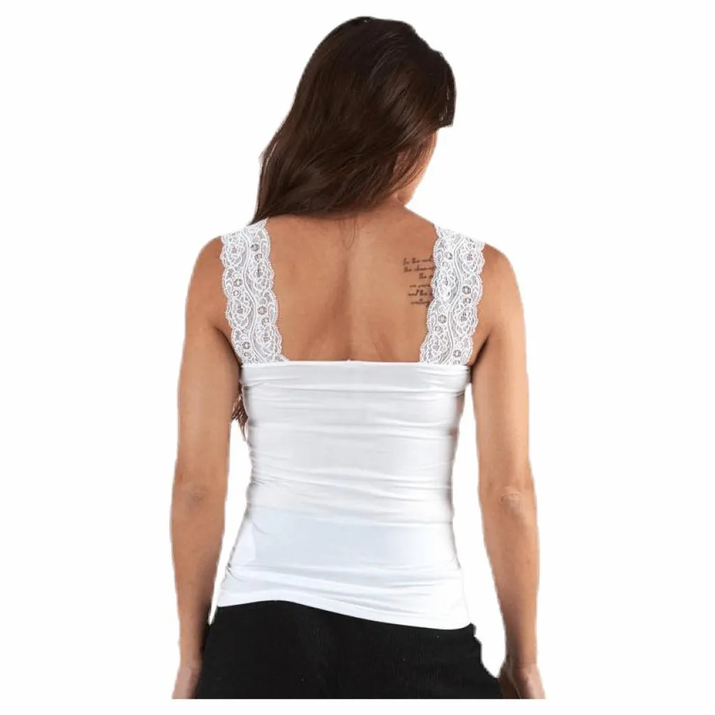 Barbera Lace Top White*Pieces Clearance