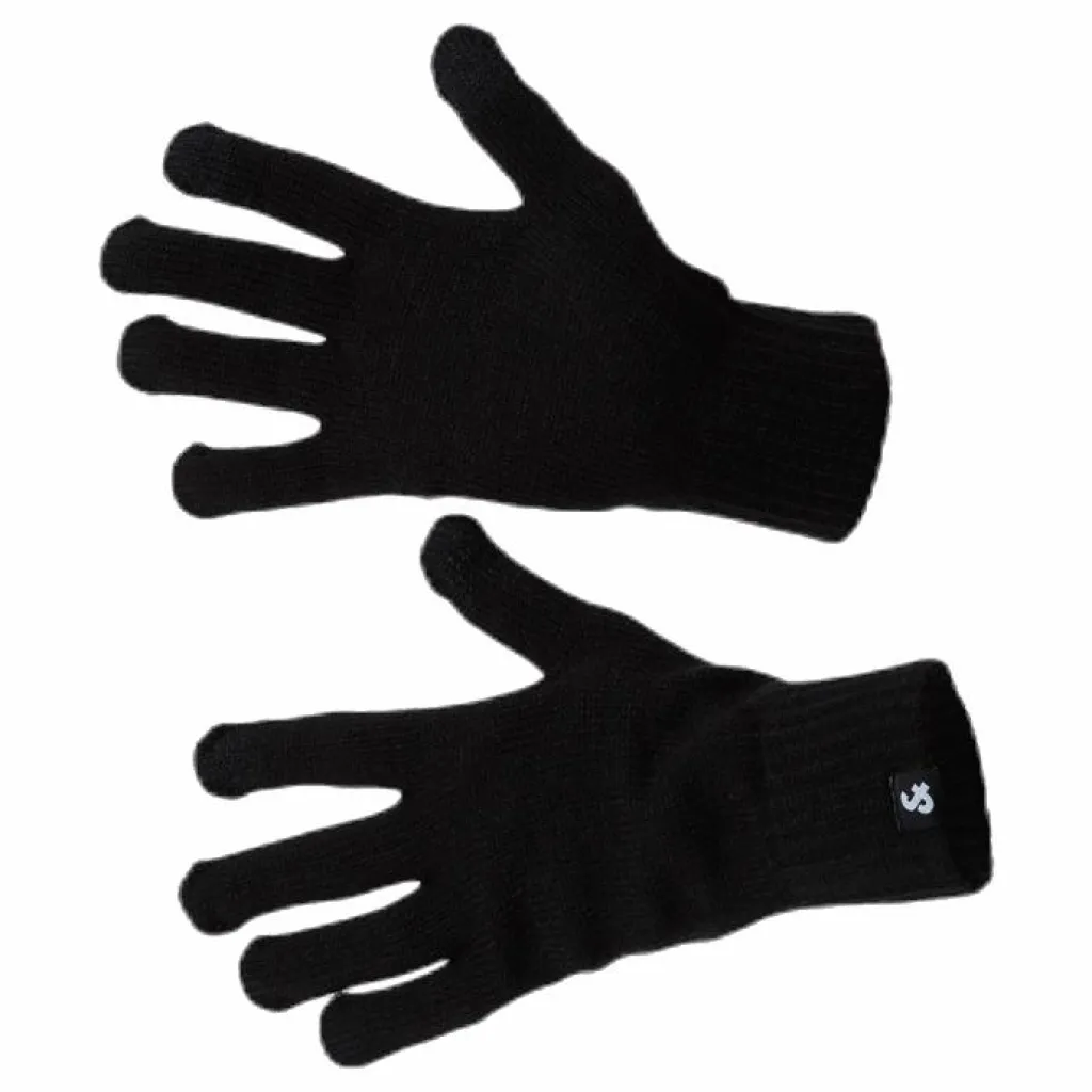Jack & Jones Barry Knitted Gloves Black Svart Discount