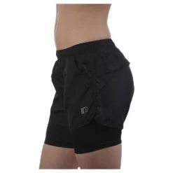 Newline Base 2 Layer Shorts  Black Svart Sale