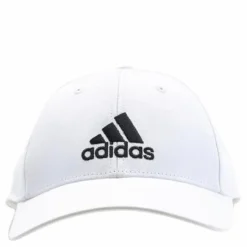 adidas Baseball Cap Cotton Twill White / White / Black Vit Discount
