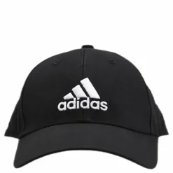 adidas Baseball Cap Cotton Twill Black / Black / White Svart Outlet