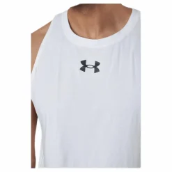 Under Armour Baseline Cotton Tank White Vit New