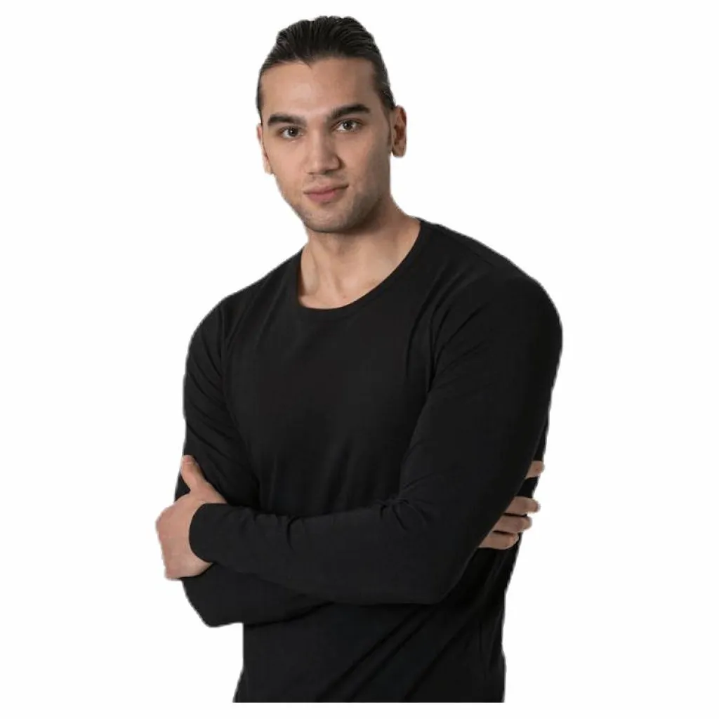 Basic O-Neck Tee L/S Black*Jack & Jones Sale