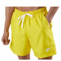 Nike Basic Short Flow White/Yellow Gul