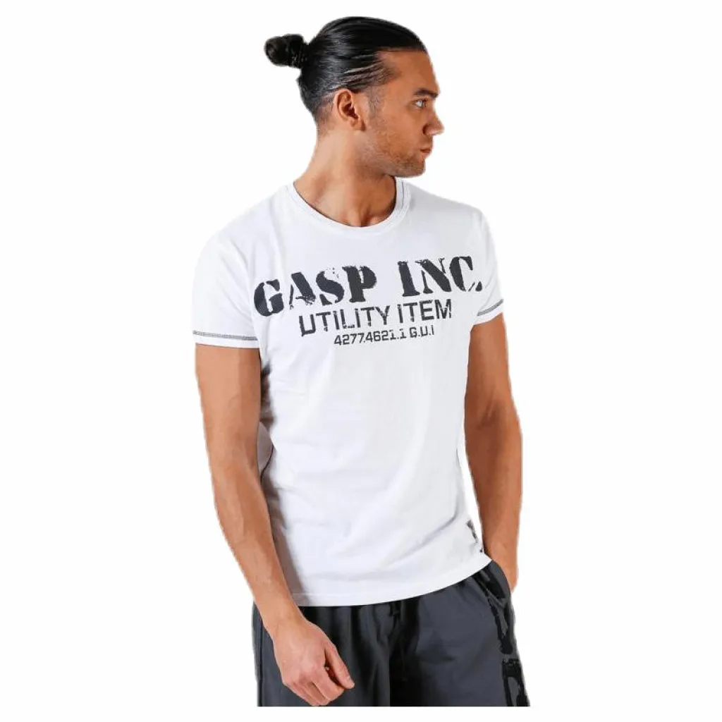 GASP Basic utility tee White Vit New