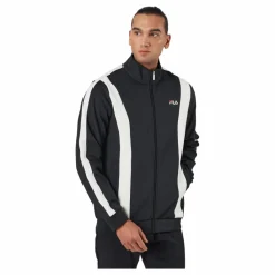 Fila Bastia Regular Track Jacket 83116 - Moonless Night-egret Blå Clearance