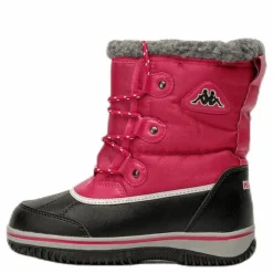 Bates Mid Cut Junior Pink/Black*Kappa Hot