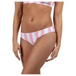 Pieces Bea Bikini Brief Pink/White Rosa och Vit Hot