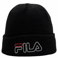 Beanie Leniar Outline Logo Black*Fila