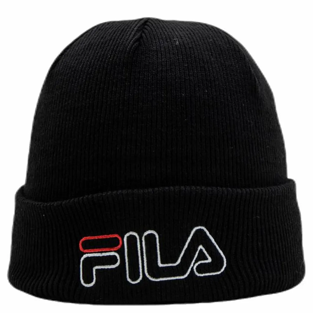 Beanie Leniar Outline Logo Black*Fila