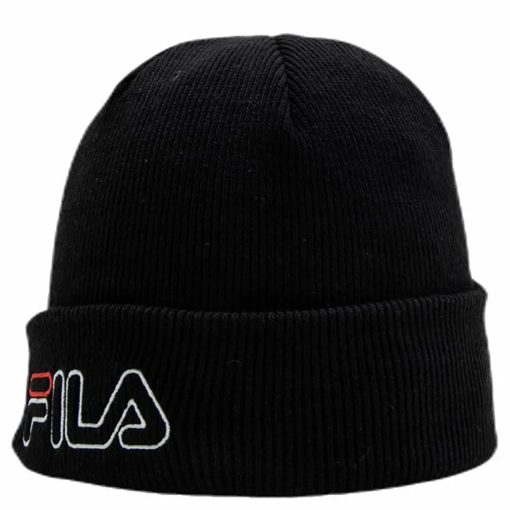 Beanie Leniar Outline Logo Black*Fila