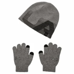 Under Armour Beanie/Glove Combo Junior Grey Grå Online