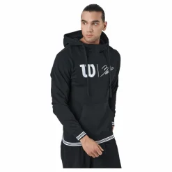 Bela Po Hoody-slimfit Black/white*Wilson Sale