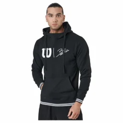 Bela Po Hoody-slimfit Black/white*Wilson Sale
