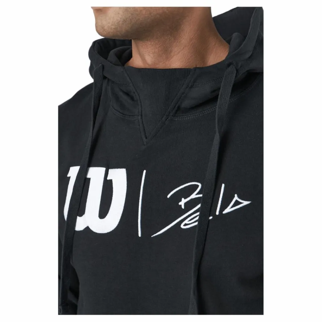 Bela Po Hoody-slimfit Black/white*Wilson Sale
