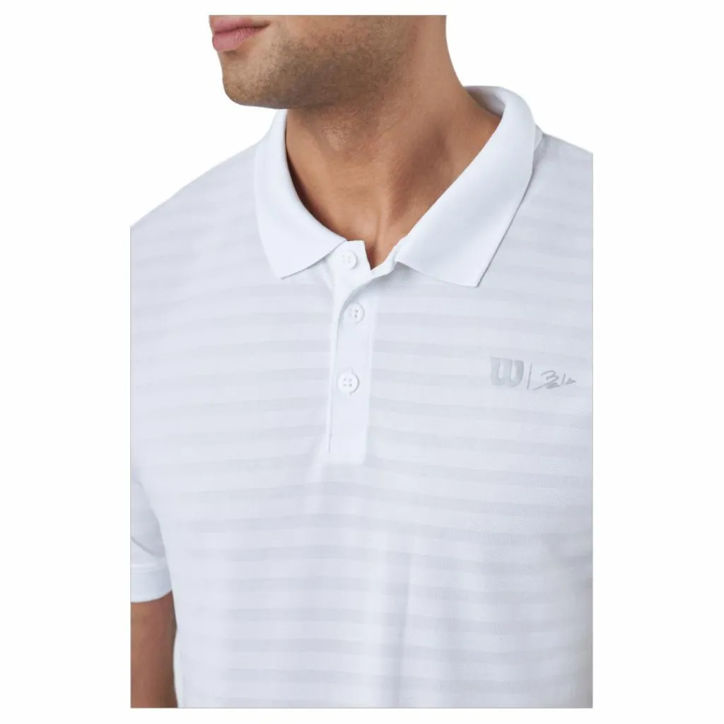 Bela Stripe Polo Ii White*Wilson Discount