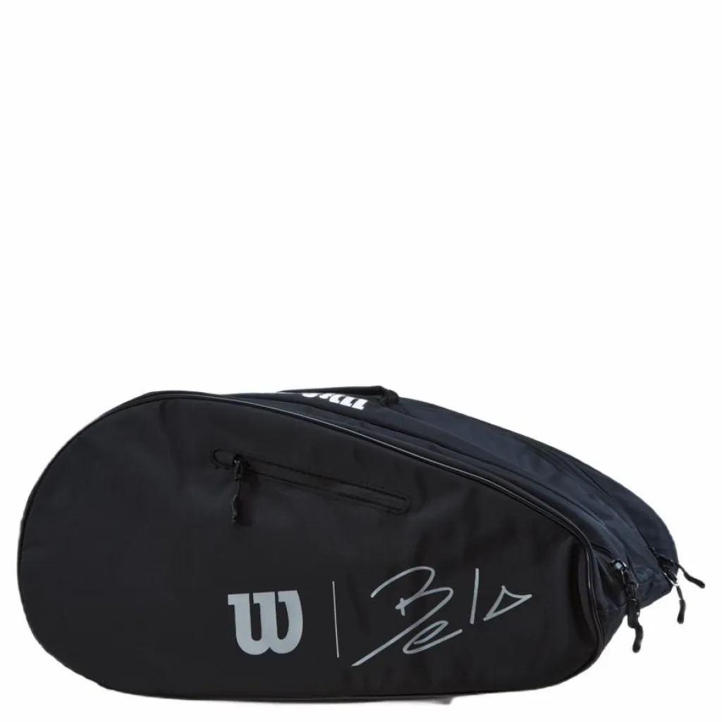 Wilson Bela Super Tour Bag Padel Black Svart Best