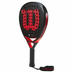 Wilson Bela Team Padel Black/Red Svart och Röd Hot