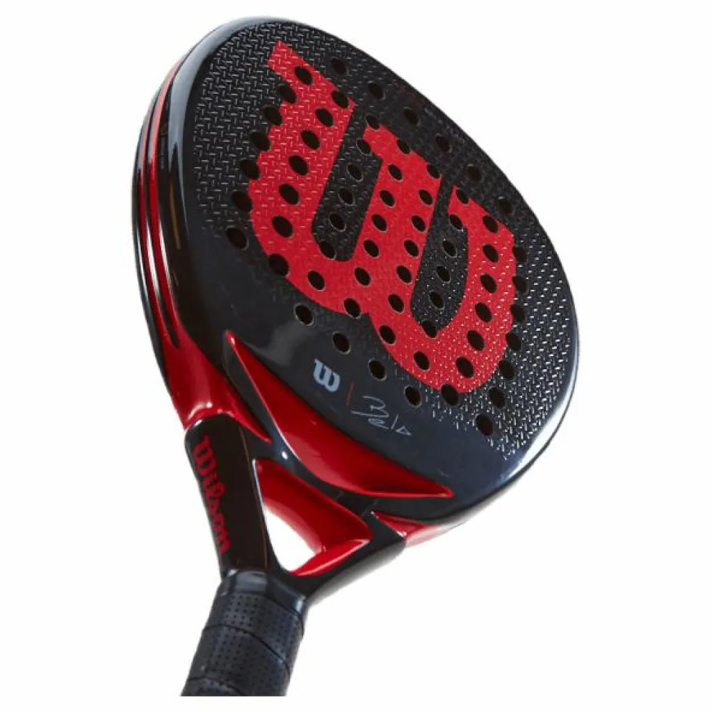 Wilson Bela Team Padel Black/Red Svart och Röd Hot