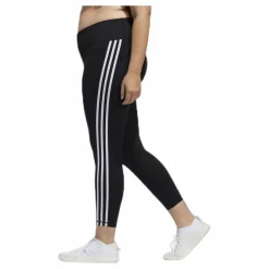Believe This 2.0 3 Stripe 7/8 Tight Plus Size Black / White*adidas Online
