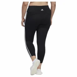 Believe This 2.0 3 Stripe 7/8 Tight Plus Size Black / White*adidas Online