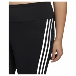 Believe This 2.0 3 Stripe 7/8 Tight Plus Size Black / White*adidas Online