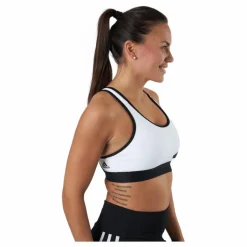 Believe This 3Bar Logo Bra White / Black*adidas Outlet