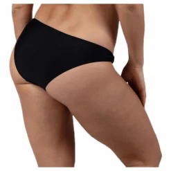Pieces Belin Bikini Brief Black Svart Discount