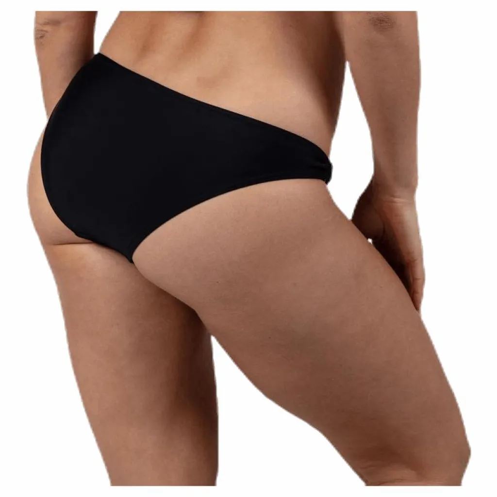 Pieces Belin Bikini Brief Black Svart Discount