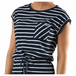 Marine Bellevue Dress Blue/White Blå och Vit Online