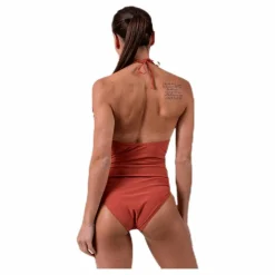 Pieces Belma Swimsuit Red Röd Outlet