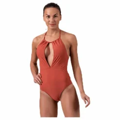 Pieces Belma Swimsuit Red Röd Outlet