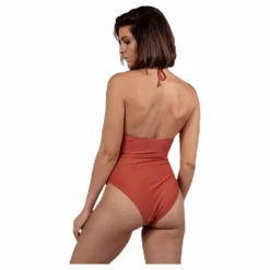 Pieces Belma Swimsuit Red Röd Outlet