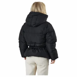 Beltet Short Padded Hood Jacke Black*Svea Outlet