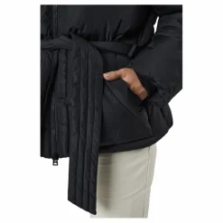 Beltet Short Padded Hood Jacke Black*Svea Outlet