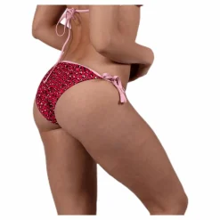 Pieces Benedicte Bikini Brief Red Röd Discount