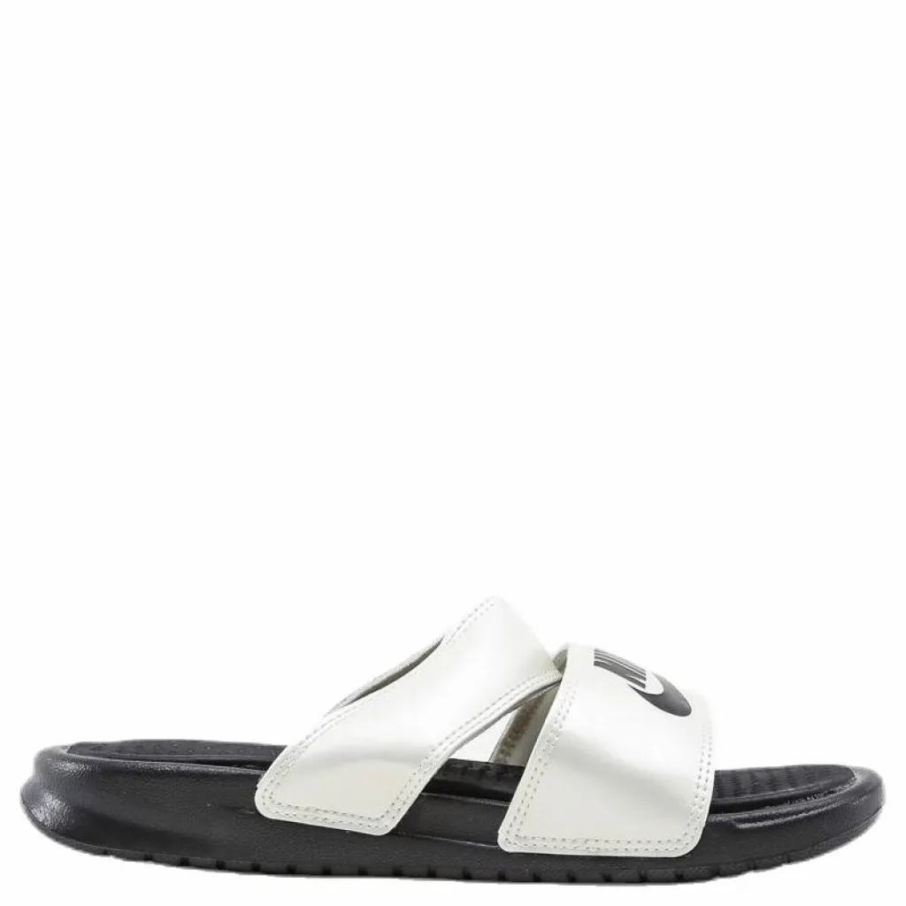 Nike Bennassi Duo Ultra Slide White/Black/Grey Svart Hot
