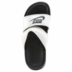 Nike Bennassi Duo Ultra Slide White/Black/Grey Svart Hot