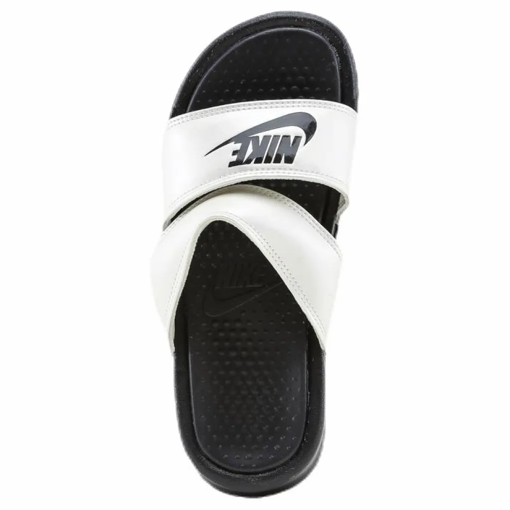 Nike Bennassi Duo Ultra Slide White/Black/Grey Svart Hot