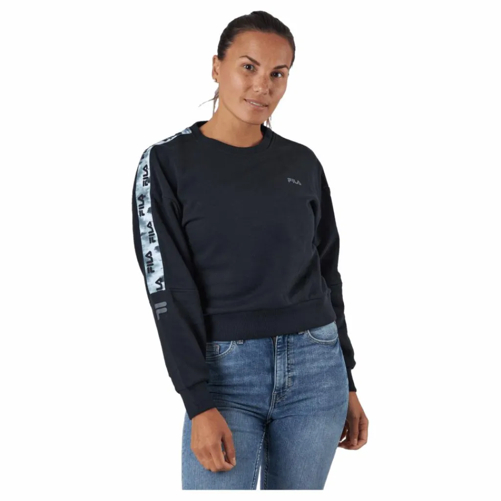 Bettens Cropped Crew Sweat 80001- Moonless Night*Fila Online