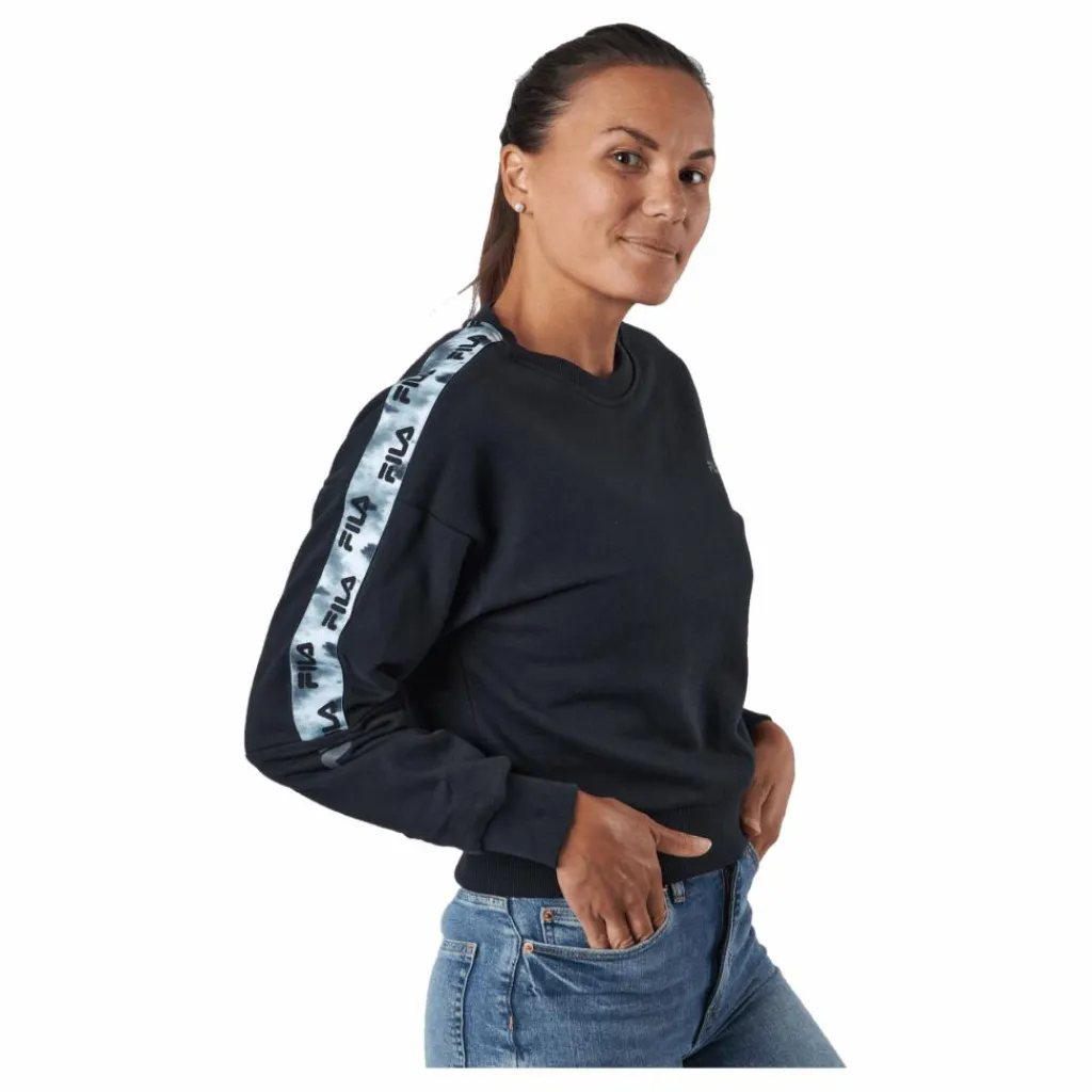 Bettens Cropped Crew Sweat 80001- Moonless Night*Fila Online