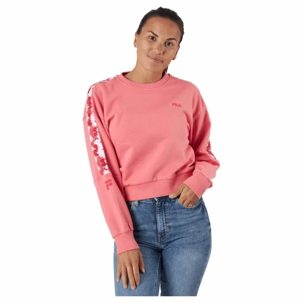 Bettens Cropped Crew Sweat 40021 - Tea Rose*Fila Outlet